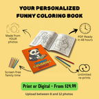 Turn Your Favorite Pictures into a Personalized Coloring Book