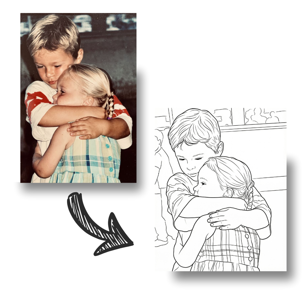 Turn Your Favorite Pictures into a Personalized Coloring Book