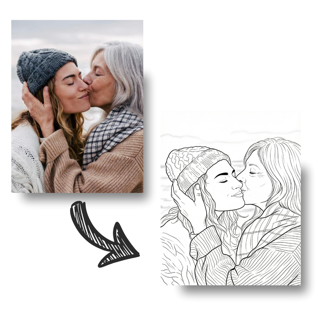 Turn Your Favorite Pictures into a Personalized Coloring Book