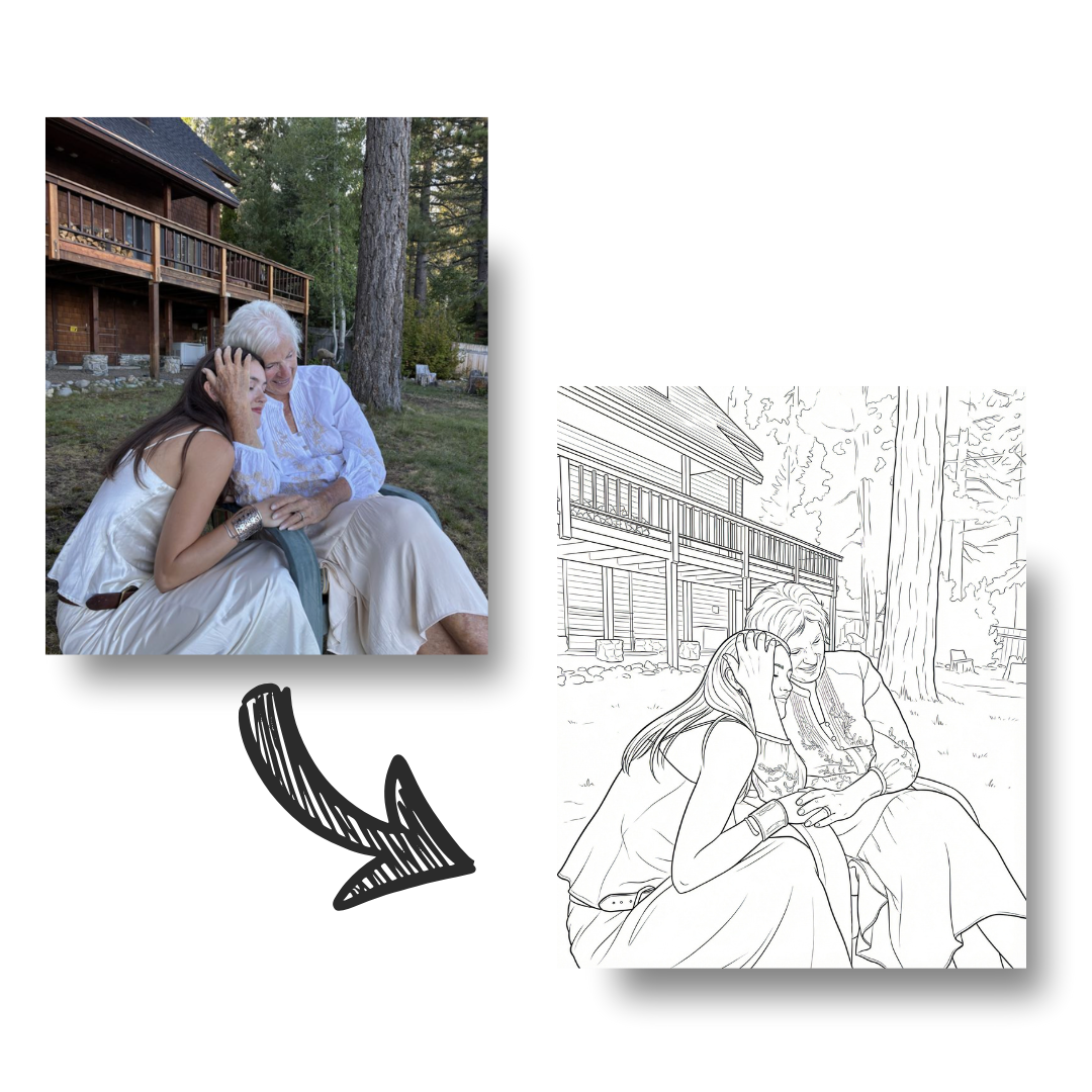 Turn Your Favorite Pictures into a Personalized Coloring Book