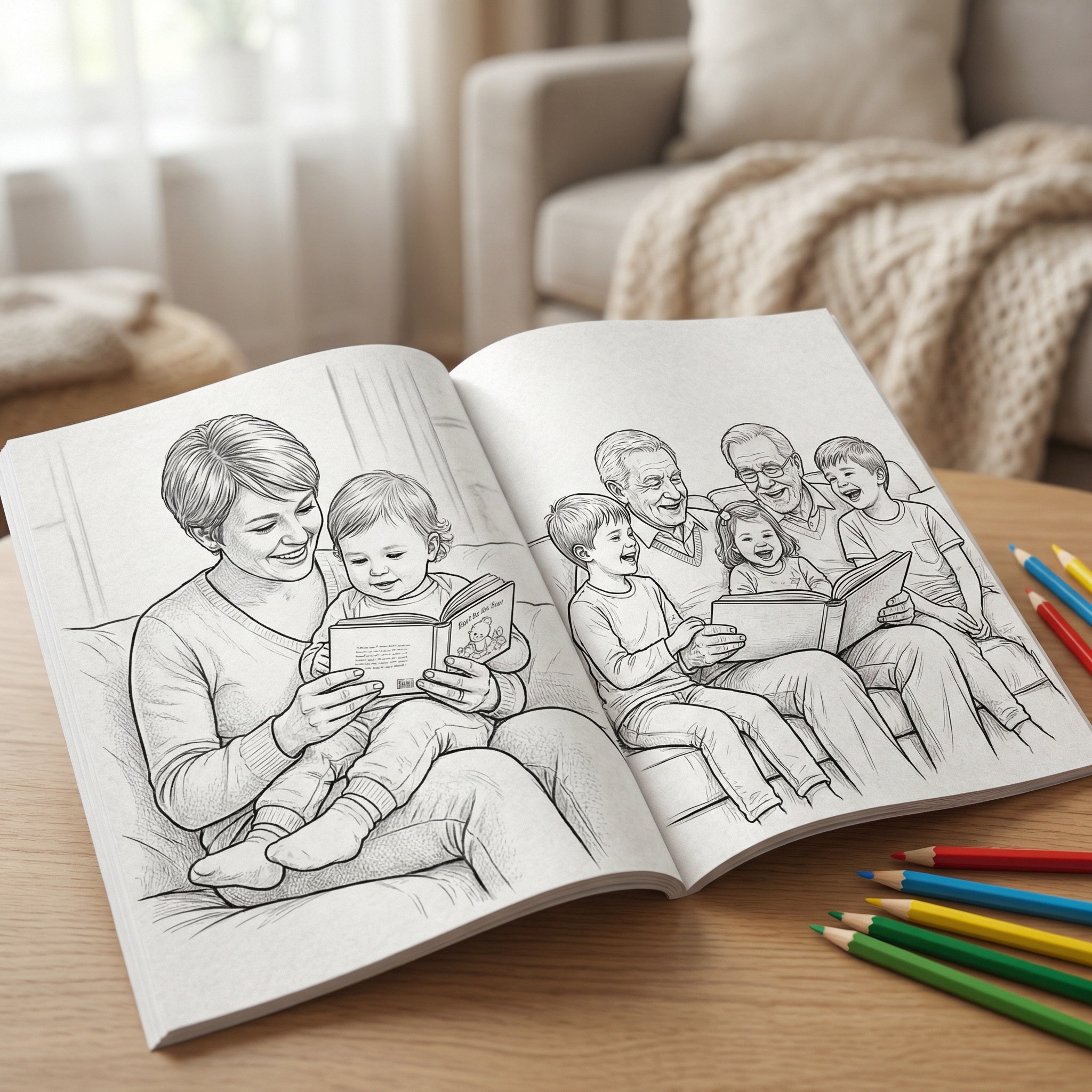 Turn Your Favorite Pictures into a Personalized Coloring Book