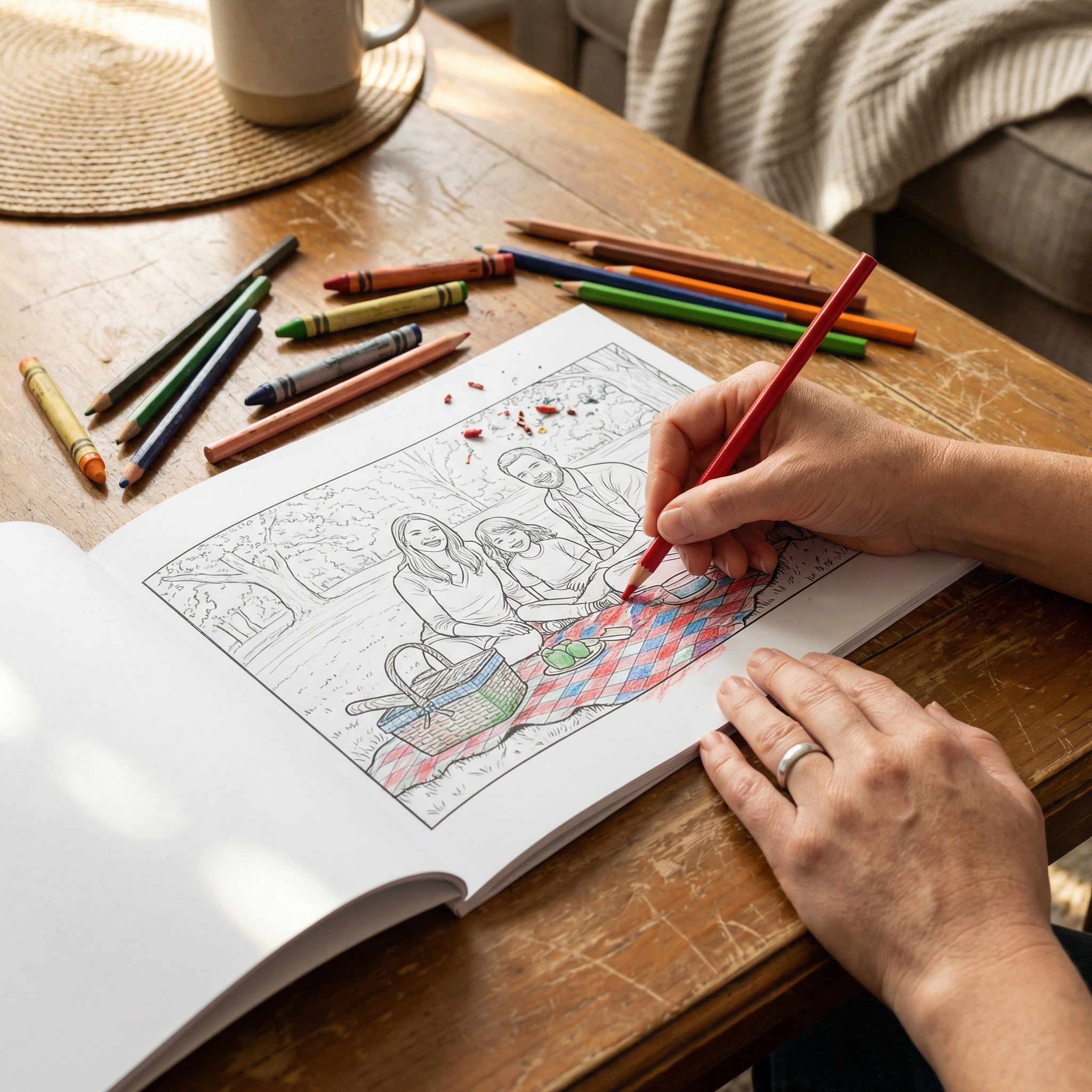 Turn Your Favorite Pictures into a Personalized Coloring Book