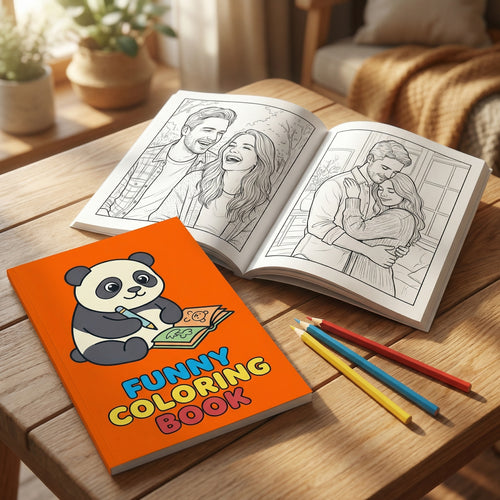 Turn Your Favorite Pictures into a Personalized Coloring Book