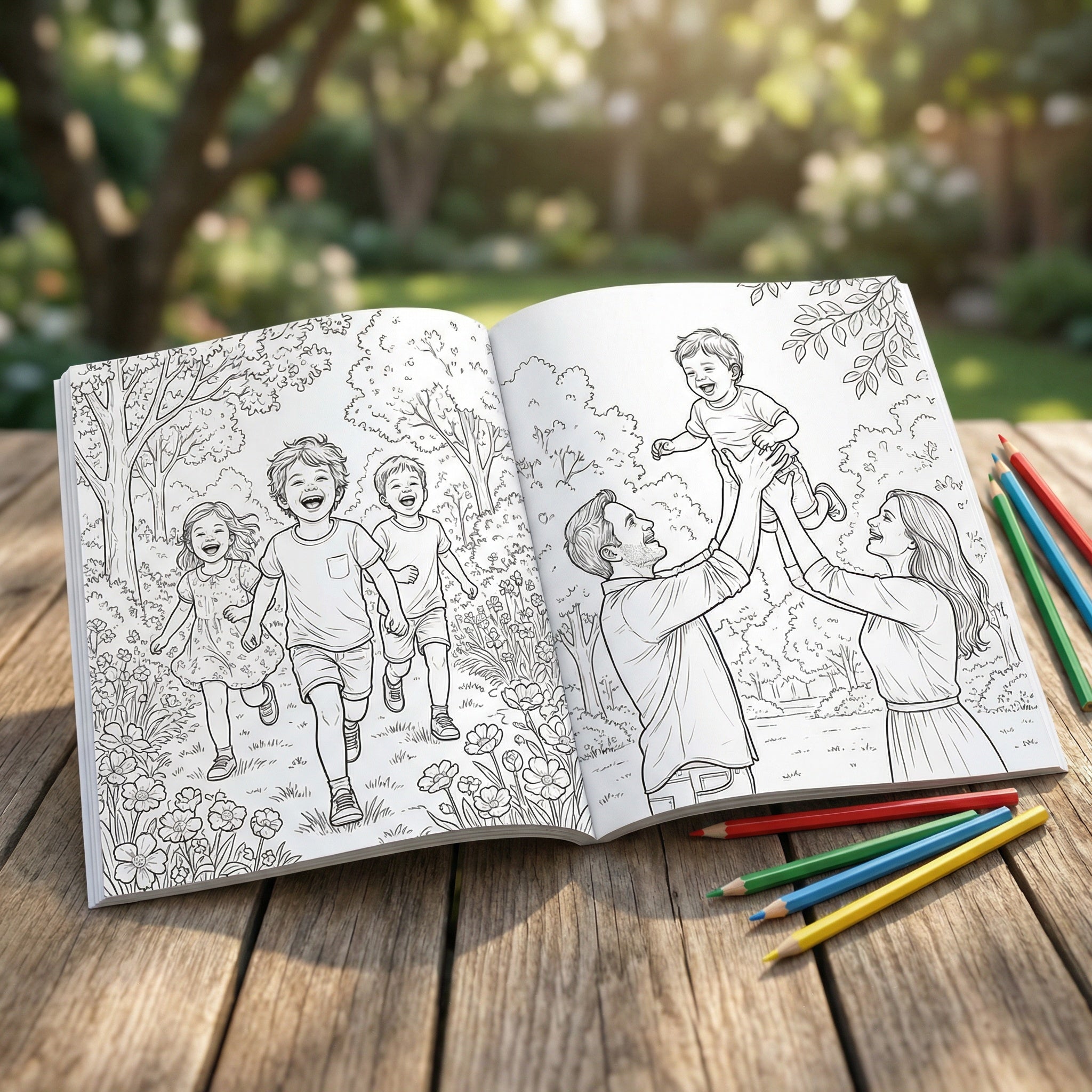 Turn Your Favorite Pictures into a Personalized Coloring Book