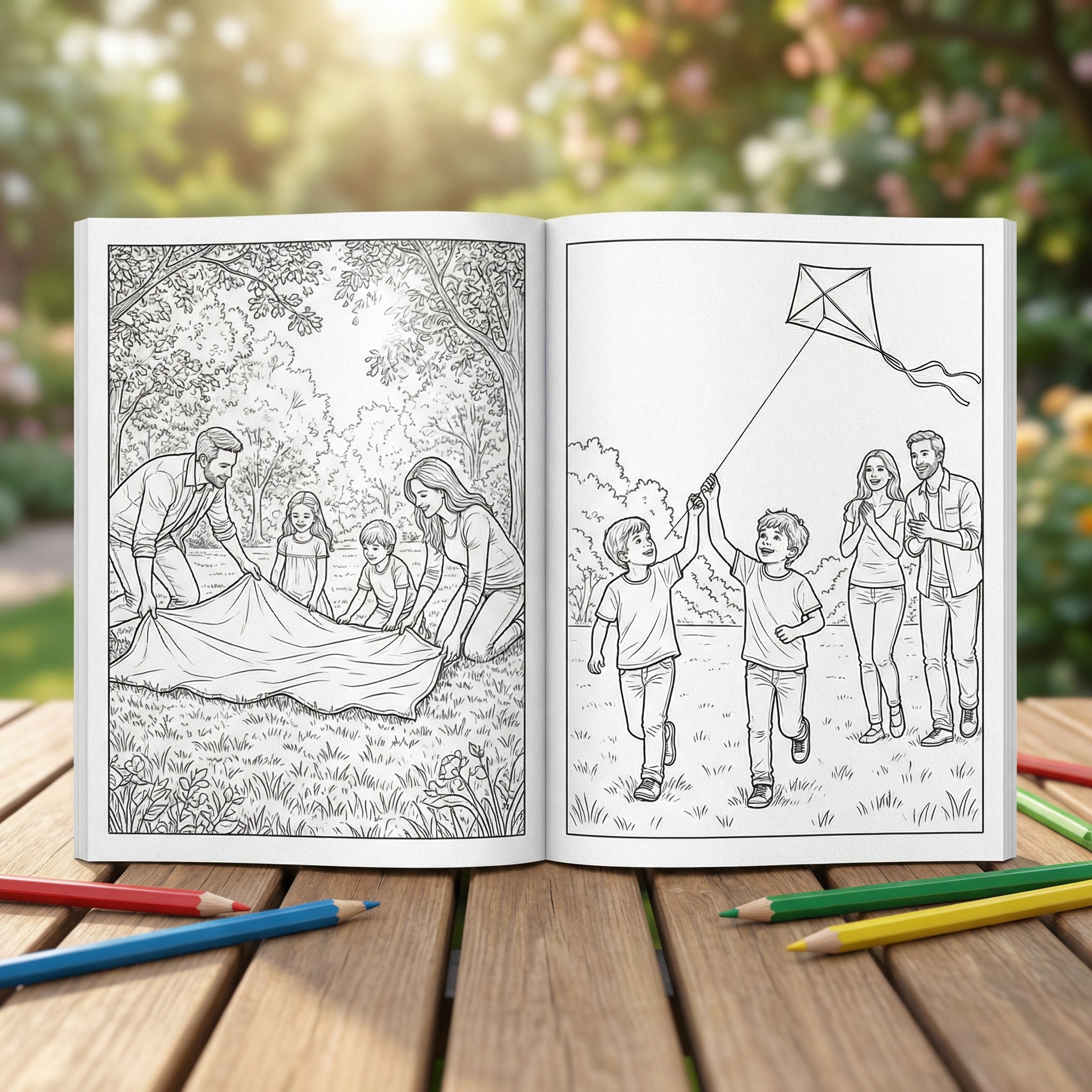 Turn Your Favorite Pictures into a Personalized Coloring Book